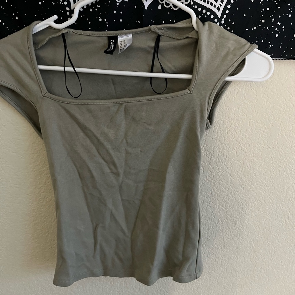 Dark Green crop top